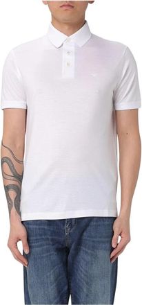 Emporio Armani Klassiek poloshirt met korte mouwen - Heren - Polos - Wit - S - Tops
