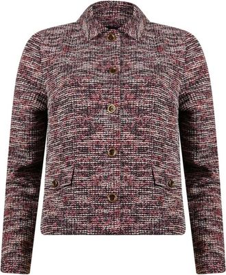 Roberto Sarto Dames, Jassen, Rood, Maat: 2XL Tweed