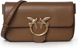 Pinko Bolso bandolera slouchy Lone One - Bags - Mujer - Marr&oacute;n - ONE SIZE