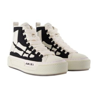 Amiri Mens Sneakers Black Cotton