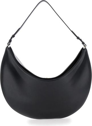 Jacquemus Le Calisso Rond Large - Dames - Schoudertassen - Zwart - ONE Size - Katoen - Tassen