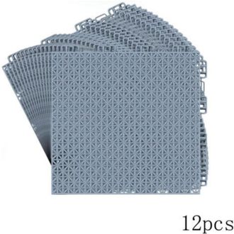OEM 12 Baldosas De Drenaje Para Piscinas, Alfombras Para Terrazas, Pavimento De Pl&aacute;stico Entrelazado Para Cuartos De Ducha
