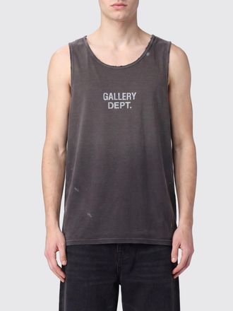 Gallery Dept. Canotta in cotone con scollo a U e logo stampato