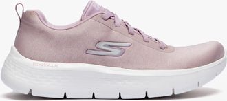 Skechers Womens 124959 GO WALK FLEX - DAZZLING SMILE Ladies Trainers Purple - Size UK 4.5