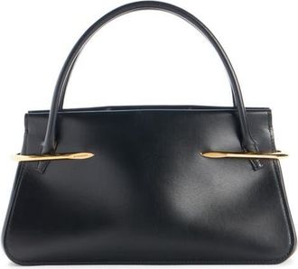 Givenchy Large Pinch Leather Top Handle Bag in 001-Black at Nordstrom