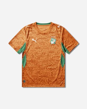 Puma Men s C&ocirc;te d Ivoire 2026 Home Jersey Rickie Orange / Sport Green