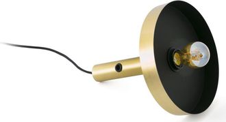 Faro Barcelona Whizz L&aacute;mpara Port&aacute;til Oro Satinado/negro 20163