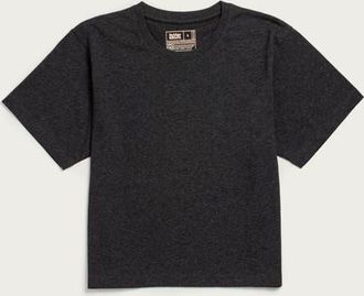 Bridge & Burn Recycled Boxy Tee in Charcoal Heather at Nordstrom, Size Xx-Large