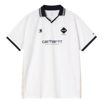 Carhartt Work in Progress x F.C.Real Bristol Pocket Game Shirt White A261049-02-XX