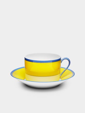 Robert Haviland & C. Parlon Monet Porcelain Breakfast Cup and Saucer