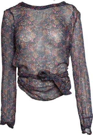 BA&SH Ba&sh, Danny wikkelblouse met bloemenprint
