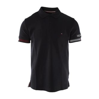 Tommy Hilfiger Polo Shirts, male, Blue, Size: S Polo Shirt