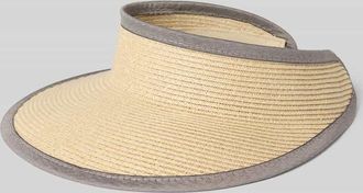 Loevenich Visor mit Kontrastkante und elastischem Band an der R&uuml;ckseite in Sand, Gr&ouml;&szlig;e 1