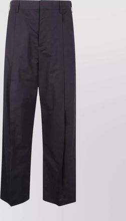 Marni wide leg pleated trousers with belt loops
