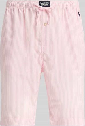 Ralph Lauren Pyjamashorts mit Tunnelzug aus reiner Baumwolle in Rosa, Gr&ouml;&szlig;e XL