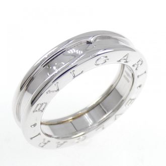 Bulgari White Gold White Gold (18K) Band Ring (Pre-Owned)