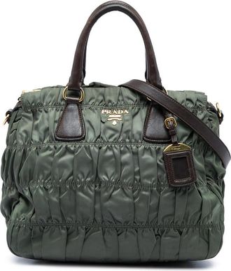 Prada Pre-owned Prada Tessuto Gaufre Satchel Ladies G85R4OQS7R91XE32