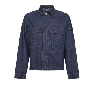 Stone Island Denim Jacket - Heren - Jassen - Blauw - Maat: L Denim