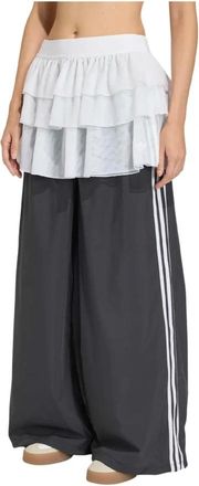 adidas Lace Adilenium Firebird Trainingsbroek - Dames - Trainingsbroeken - Zwart - L - Polyester - Fitness