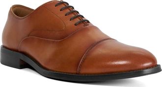 Dune London Mens SAN ANT Leather Toe Cap Gibsons Size UK 8 Lace Up Shoes Tan