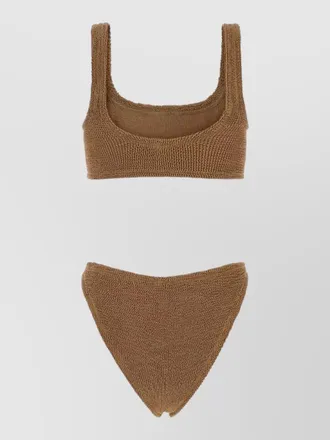 Hunza G metallic cocoa bikini