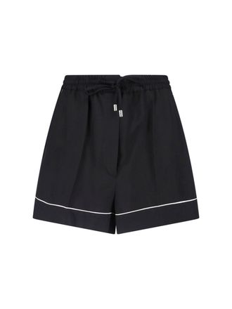 Sportmax Pantaloncini In Raso Di Viscosa