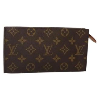 Louis Vuitton Pre-owned Clutches, female, Brown, Size: ONE SIZE Pre-owned Accessory Pouch