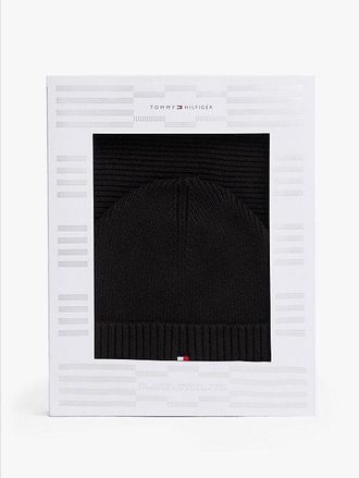 Tommy Hilfiger Hilfiger Flag Beanie And Scarf Gift Set