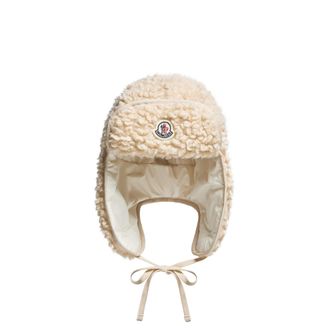 Moncler Reversible Teddy Hat White Size L