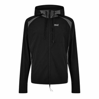 Everlast Sportjas met logo voor heren (Zwart)