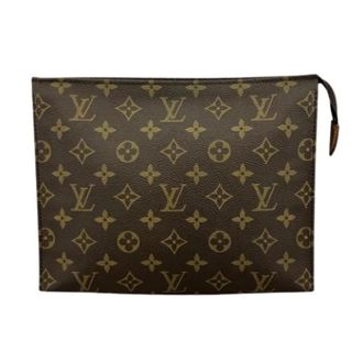 Louis Vuitton Pre-owned Clutches, unisex, Brown, Size: ONE SIZE Pre-owned Monogram Canvas Clutch