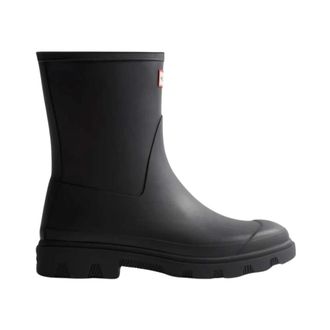 Hunter Wellies, female, Black, 4 UK, Short Downpour Rain Boots