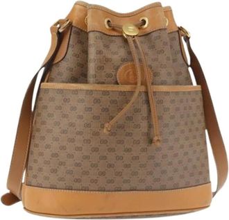 Gucci Pre-owned Bucket Bags, female, Beige, Size: ONE SIZE Pre-owned Bucket Bag