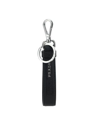 Prada Mens Keychain Nero Key Rings