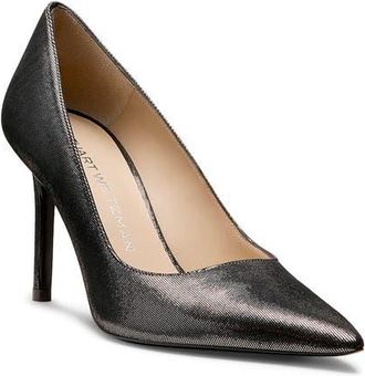 Stuart Weitzman Stuart Power 85 Pump in Gunmetal at Nordstrom, Size 6.5