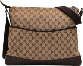 Gucci Pre-owned Cross Body Bags, female, Brown, Size: ONE SIZE Pre-owned Crossbody Bag