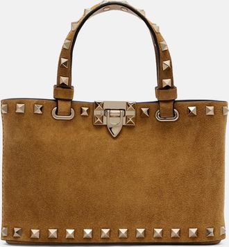 Valentino Garavani Bolso Rockstud Mini de ante