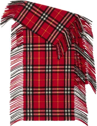 Burberry checkered Happy scarf - unisex - Cashmere - OS