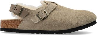 Birkenstock Tokio Shearling Suede Mules