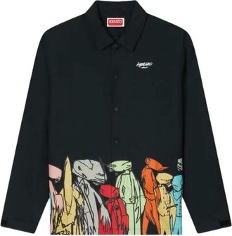Kenzo x Futura 2000 side-pocket overshirt - Black