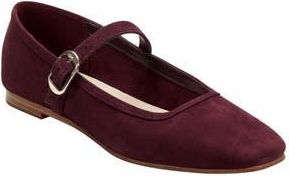Marc Fisher Garissa Mary Jane Flat in Medium Red Suede at Nordstrom Rack, Size 7.5