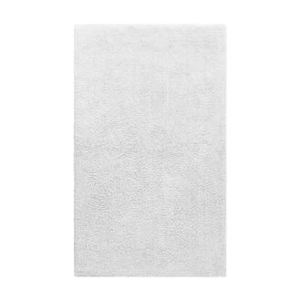 Wecon Home Alfombra de ba&ntilde;o blanca de algod&oacute;n 60x100