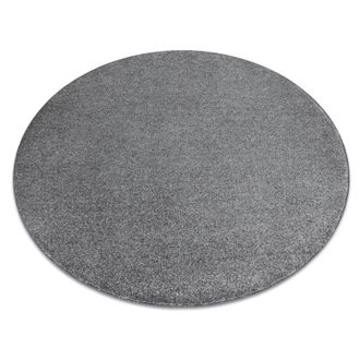 RugsX Rugsx - Moqueta Indus C&iacute;rculo Gris 95 Llanura Mezcla Grey Circulo 133 Cm