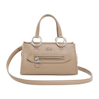 Lacoste Handbags, female, Beige, Size: ONE SIZE Celys Small Shoulder Bag