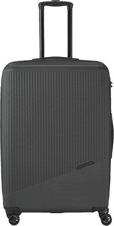Travelite Koffer TRAVELITE BALI Trolley, Damen, Gr. B/H/T: 51cm x 77cm x 29cm 96 l, grau (anthrazit), Polyester, Koffer Koffer