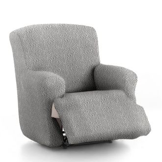 Eysa Funda de sill&oacute;n relax xl el&aacute;stica gris claro 60 - 110 cm