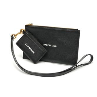 Balenciaga Black Leather Pouch (Pre-Owned)