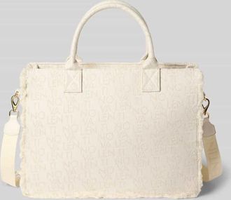 Valentino Handbags Handtasche mit Label-Stitchings Modell SHYLA in Offwhite, Gr&ouml;&szlig;e 1