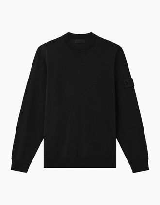 Stone Island Mens Ghost 5100074 Sweater Black - Size: 40