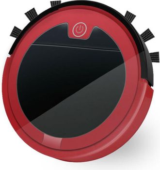 OEM Aspiradora Robot, Aspiradora Y Fregona Robot De 1000 Pa, Silenciosa (55 Db), Ideal Para Pelo De Mascotas, Suelos Duros Y Alfombras De Pelo Corto - Roj